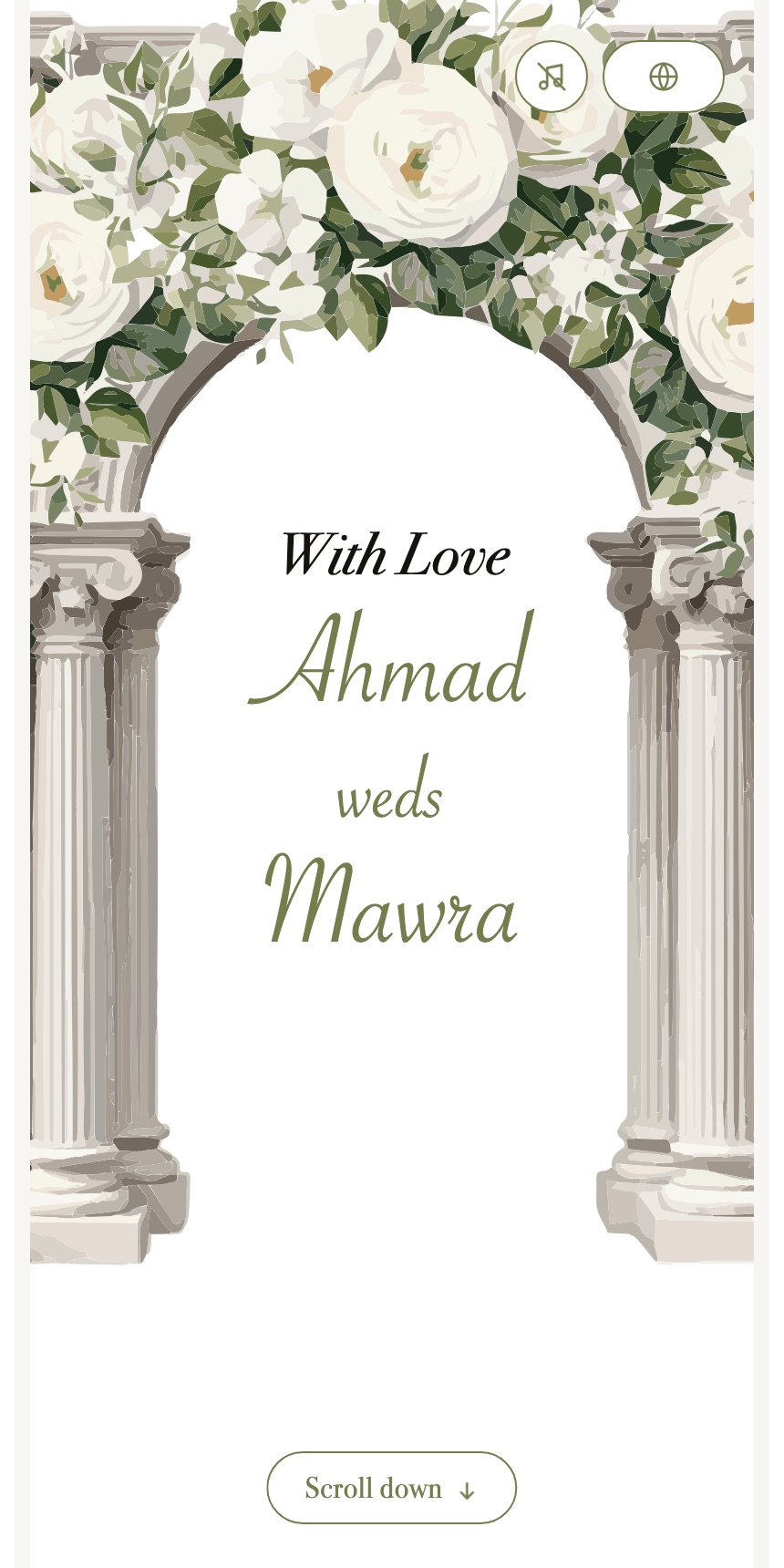 Jashan-e-Bahara digital invitation design